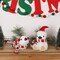 2 Pack Christmas Penguin Decorations Indoor, Penguins Tabletop Ornament with Hat Scarf for Xmas Home Decor, Penguin Gifts Holiday Figurines for Mantel Office Desk Centerpiece